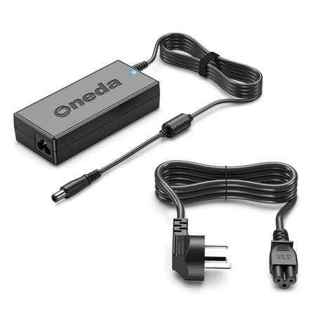 Oneda New Laptop Adapter for HP Compaq 90W 19V 4.74A Tip size:7.4×5.0mm 