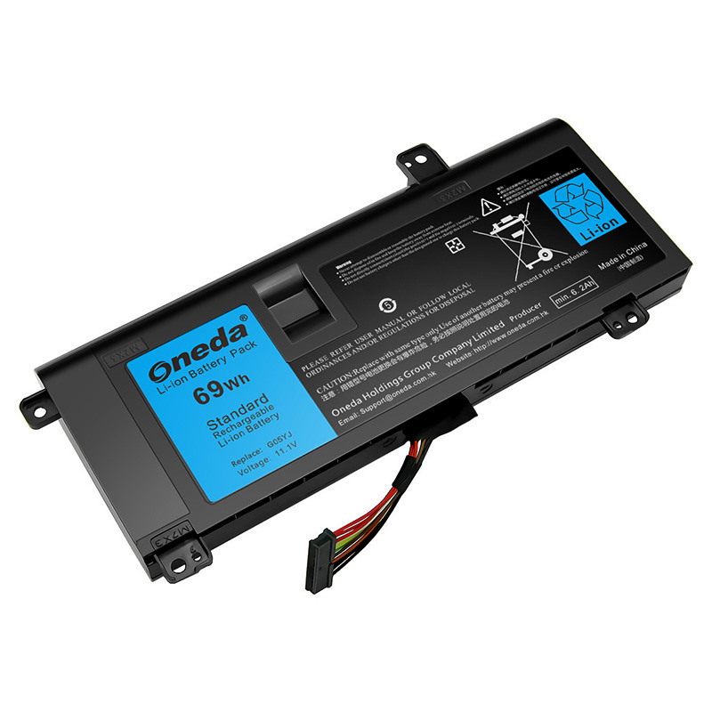 Oneda New Laptop Battery for Dell Alienware M14X Series G05YJ [	Li-ion 6-cell 6200mAh] 