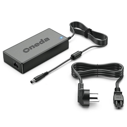 Oneda New Laptop Adapter for HP 19V 9.5A Tip size:7.4X5.0mm 