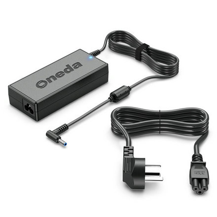 Oneda New Laptop Adapter for HP 19.5V 4.62A Tip size:4.5X3.0mm 