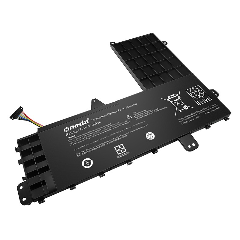 Oneda New Laptop Battery for Asus E502M Series B21N1506 [Li-polymer 2-cell 32Wh] 