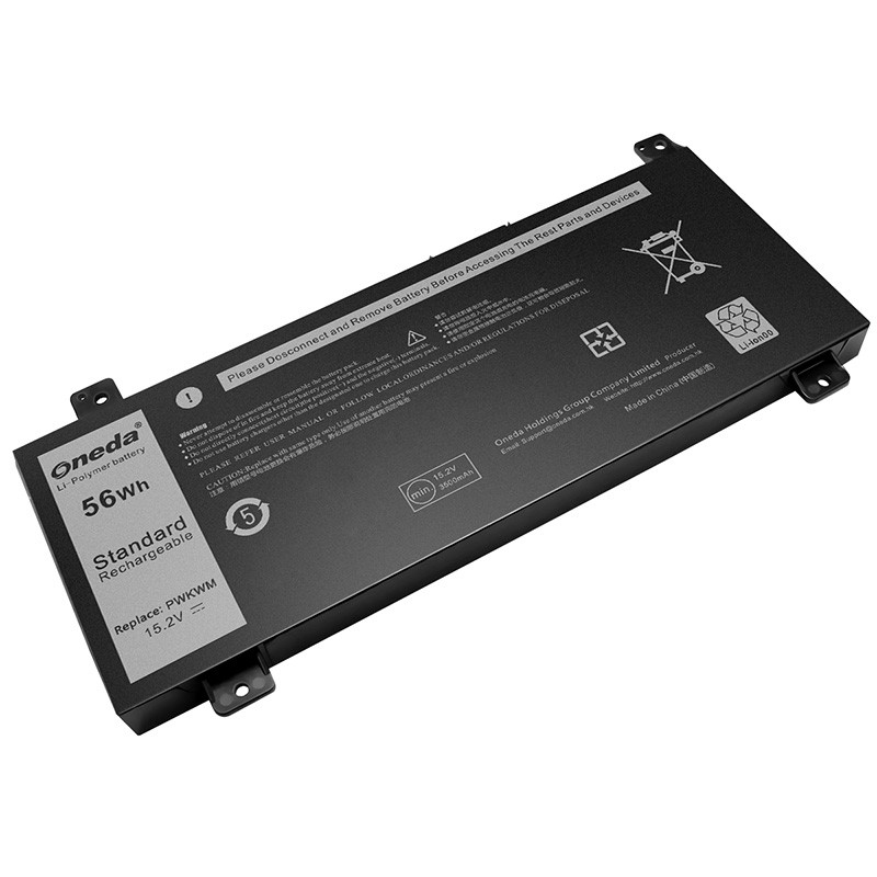 Oneda New Laptop Battery for Dell P78G Series PWKWM [Li-polymer 4-cell 56Wh] 