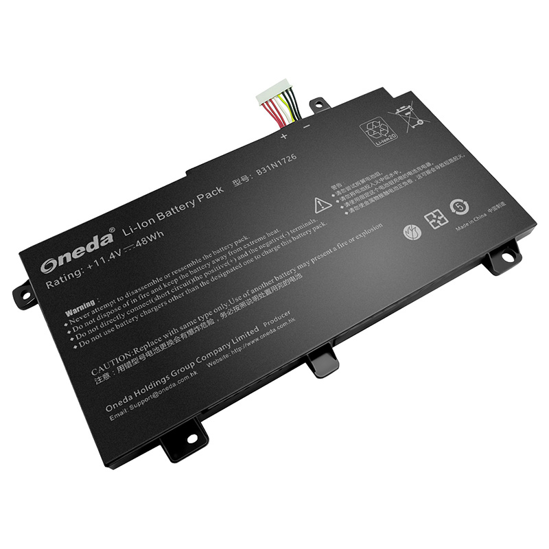 Oneda New Laptop Battery for ASUS B31N1726 Series FX86FM  [Li-polymer 3-cell 48Wh] 