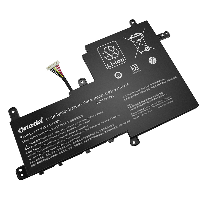 Oneda New Laptop Battery for ASUS B31N1729 Series S5300F [Li-polymer 3-cell 42Wh] 