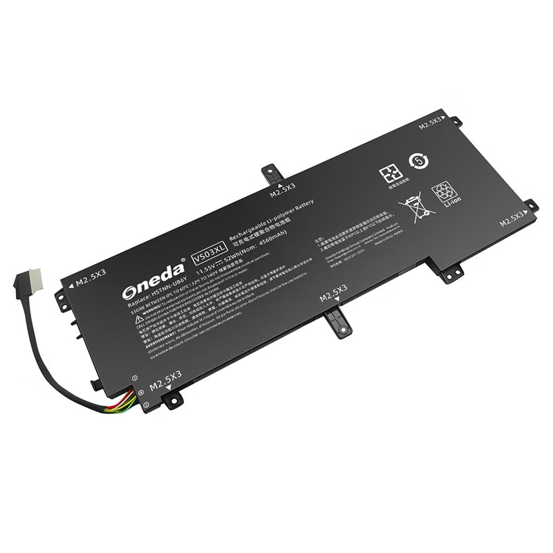 Oneda New Laptop Battery for HP VS03XL Series HSTNN-UB6Y [Li-polymer 3-cell 52Wh/4560mAh] 