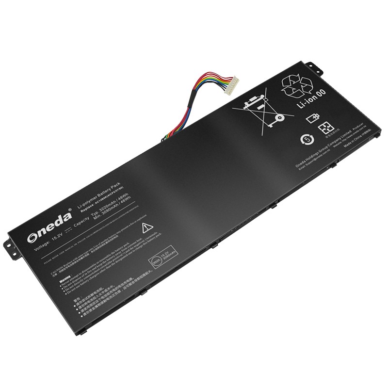 Oneda New Laptop Battery for Acer AC14B8K Series 4ICP5/57/80 [Li-polymer 4-cell 3220mAh/48Wh] 