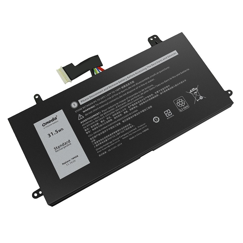 Oneda New Laptop Battery for Dell 1WND8 Series Latitude 5285 [Li-polymer 4-cell 31.5Wh] 