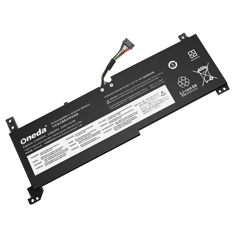 Oneda New Laptop Battery for Lenovo L20M2PF0 Series 扬天V14 G2 ITL [Li-polymer 2-cell 4947mAh/38Wh] 