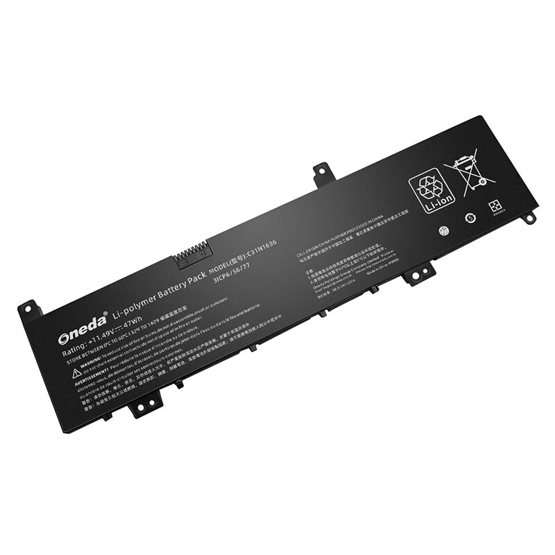 Oneda New Laptop Battery for ASUS C31N1636 Series N580VN [Li-polymer 3-cell 47Wh] 