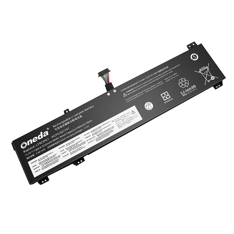 Oneda New Laptop Battery for Lenovo L19C4PC1 Series L19M4PC1 [Li-polymer 4-cell 5335mAh/80Wh] 