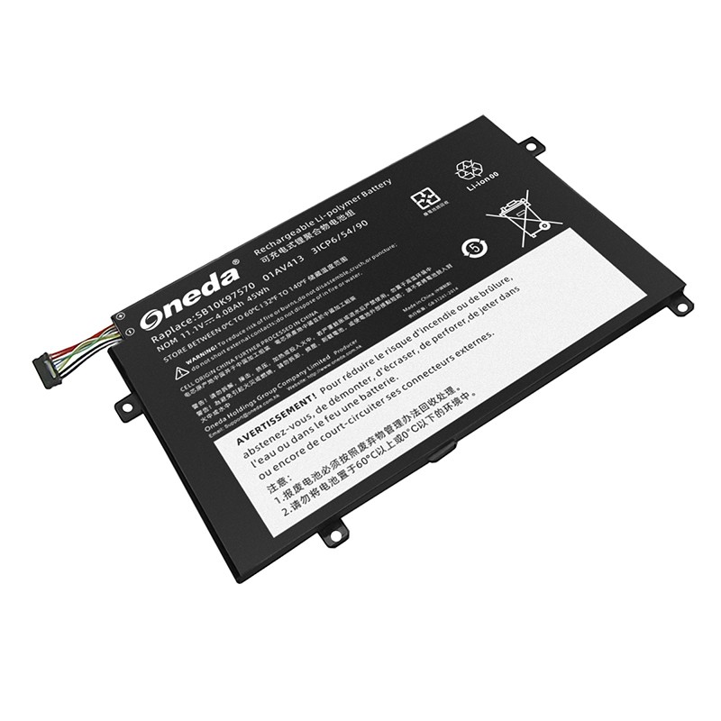 Oneda New Laptop Battery for Lenovo SB10K97570 Series 01AV411 [Li-polymer 3-cell 4080mAh/45Wh] 