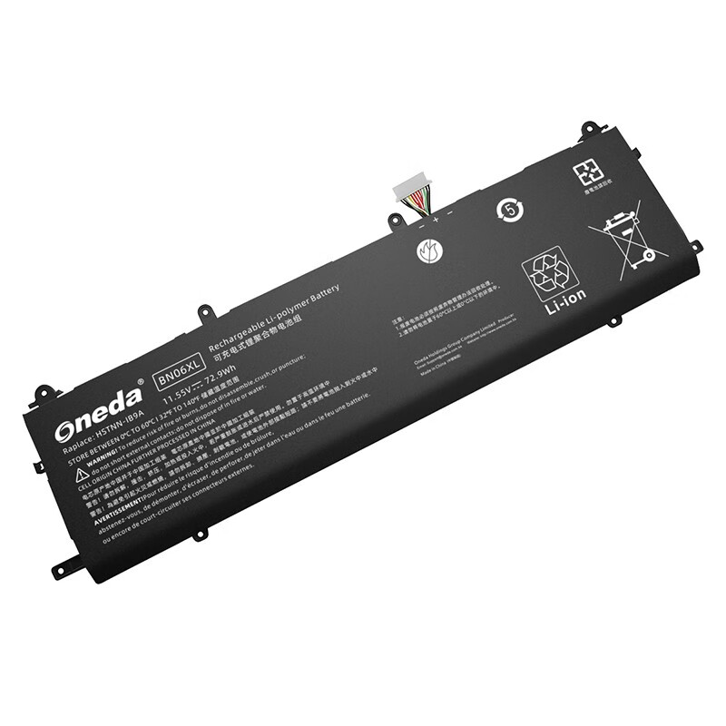 Oneda New Laptop Battery for HP BN06XL Series  HSTNN-IB9A [Li-polymer 6-cell 72.9Wh] 