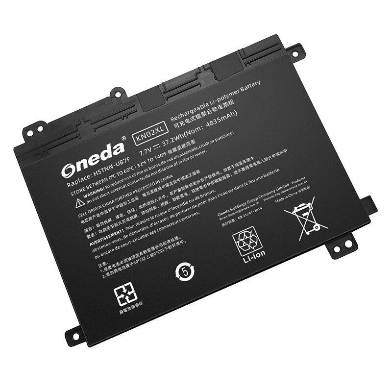 Oneda New Laptop Battery for HP KN02XL Series  HSTNN-UB7F [Li-polymer 2-cell 37.2Wh] 